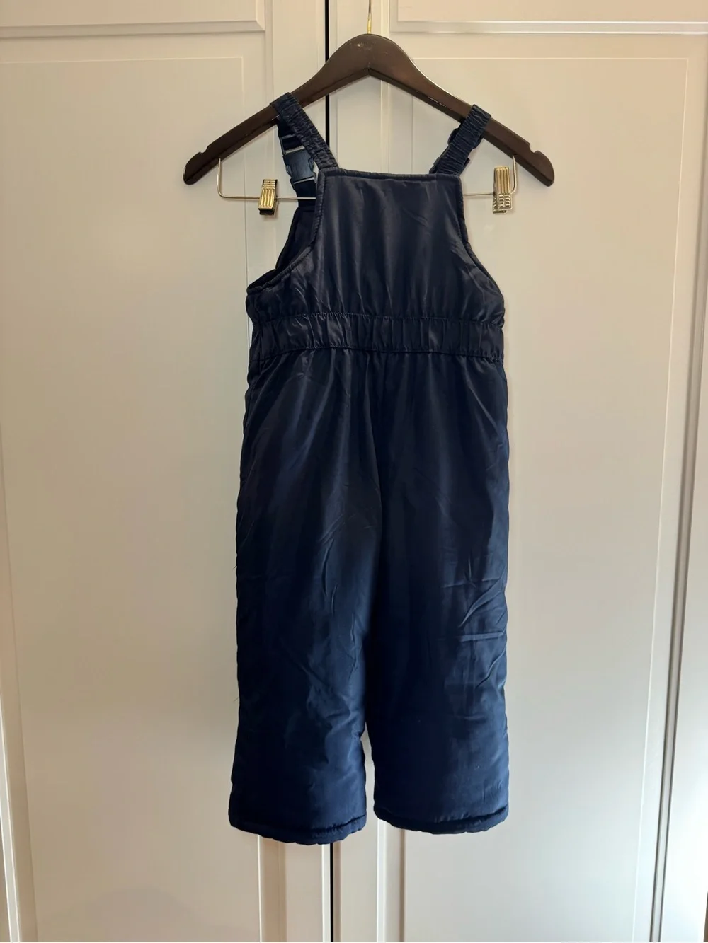 Kids Navy Insulated Snow Bib Overalls